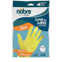 Luva de Borracha/Látex Slim - Amarela  P - M - G Luva de Borracha/Látex Slim - Amarela  P - M - G